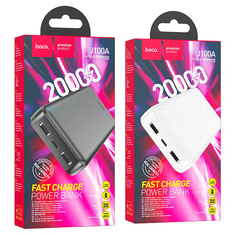 Power Bank 20000mAh HOCO J100A